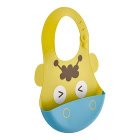 Babyjem Sarı Silikon Mama Önlüğü