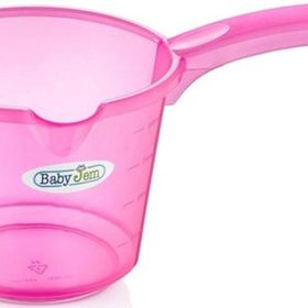Babyjem Şeffaf Pembe Bebek Banyo Maşrapası