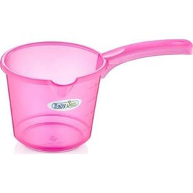 Babyjem Şeffaf Pembe Bebek Banyo Maşrapası