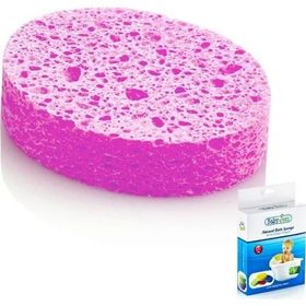 Babyjem Selülozik Pembe Bebek Banyo Süngeri