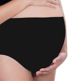 BabyJem Siyah Dikişsiz Hamile Külodu
