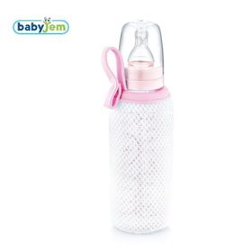 Babyjem Soft Pembe Büyük Boy Biberon Kılıfı