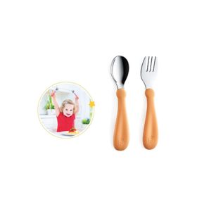 BabyJem Somon Paslanmaz Çelik Çatal Kaşık Seti