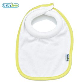 Babyjem Sünger Yakalı Sarı Havlu Mama Önlüğü