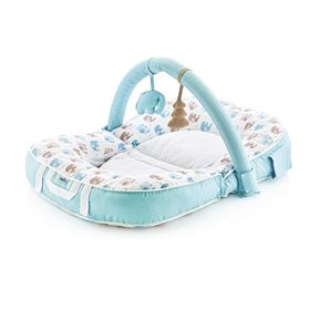 BabyJem Yat Otur Oyna Mavi Bebek Minderi
