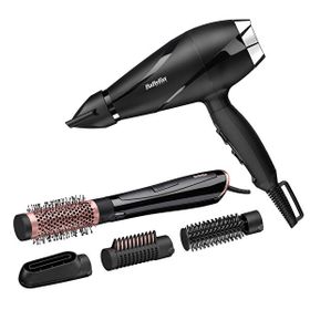 Babyliss 6713DE Shine Pro 2200 W Saç Kurutma Makinesi+AS126E Perfect Finish Hava Üflemeli Saç Şekillendirici