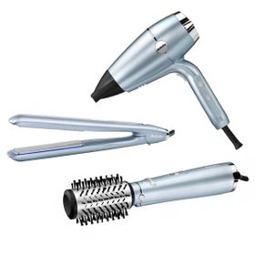 Babyliss Hydro Fusion 2100W Saç Kurutma Makinesi ve Döner Başlıklı Saç Şekillendirici Fırça
