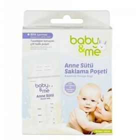 Baby&Me 25 Adet Süt Saklama Poşeti