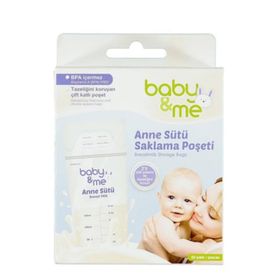 Baby&Me 50 Adet Süt Saklama Poşeti
