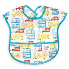 Baby&Me Mavi Tavşan Poli Askılı Önlük
