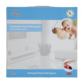 Baby&Plus 34x200 cm Beyaz Soft Köşe Koruyucu
