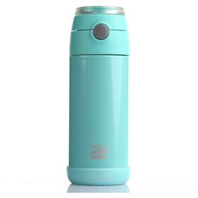 Baby&Plus 350 ml Mavi Çelik Termoslu Matara