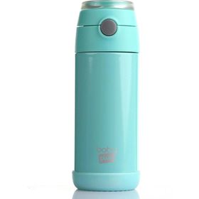 Baby&Plus 350 ml Mavi Çelik Termoslu Matara