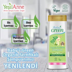 Baby's Green Organik 3x400 ml Bebek Şampuanı