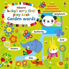 Baby's Very First Playbook Garden Words-Usborne Publishing