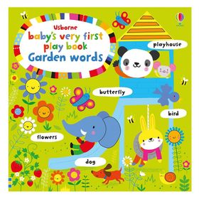 Baby's Very First Playbook Garden Words-Usborne Publishing