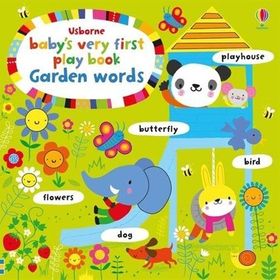 Baby's Very First Playbook Garden Words-Usborne Publishing