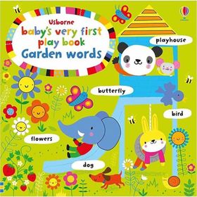 Baby's Very First Playbook Garden Words-Usborne Publishing