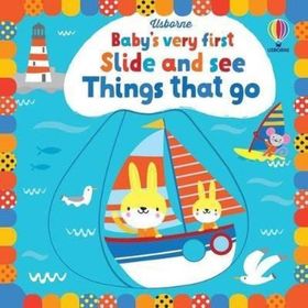 Baby's Very First Slide and See Things That Go - Usborne Yayınları