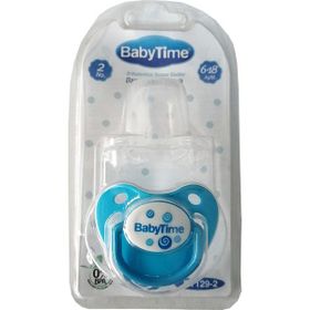 BabyTime 6-18 Ay Silikon Damaklı Mat Gövdeli Emzik Lila