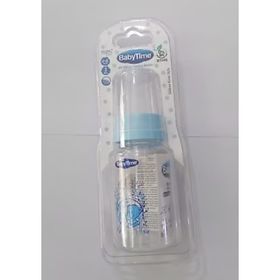 Babytime BT065 / MVI 250 ml 0-6 Ay No 1 Mavi Kiraz Uçlu Klasik PP Biberon