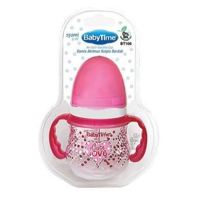 Babytime BT106 150 ML Mavi Damla Akıtmaz Kulplu Bardak
