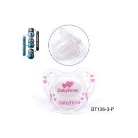 Babytime BT136P 0-6 Ay Silikon Emzik Pembe