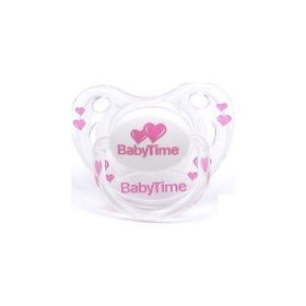 Babytime BT136P 0-6 Ay Silikon Emzik Pembe