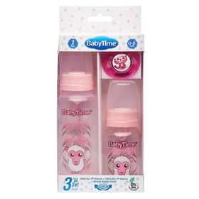 Babytime BT209 3'lü Pembe Biberon Seti