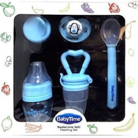 Babytime Mavi Bebek Beslenme Seti