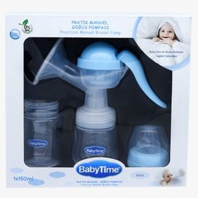 BabyTime Pratik Mavi Göğüs Pompası