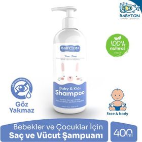 Babyton 400 ml Göz Yakmayan Doğal Bebek ve Çocuk Şampuanı