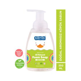 Babyton Baby Kids All Natural 350 ml Aromasız Doğal Köpük Sabun