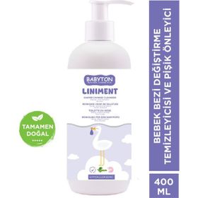 Babyton Liniment Diaper Change Cleanser 400 ml Bebek Bezi Değiştirme Temizleyicisi ve Pişik Önleyici