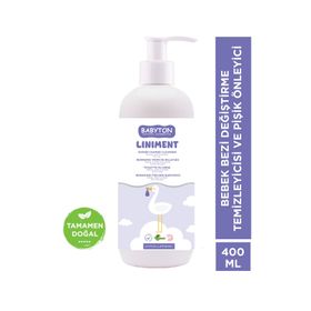 Babyton Liniment Diaper Change Cleanser 400 ml Bebek Bezi Değiştirme Temizleyicisi ve Pişik Önleyici