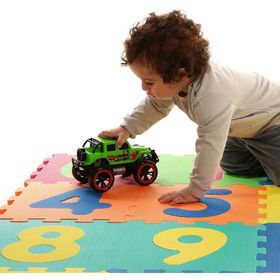 Baby&Toys Eva 10 Parça Bebek Puzzle Hayvanlar Oyun Matı