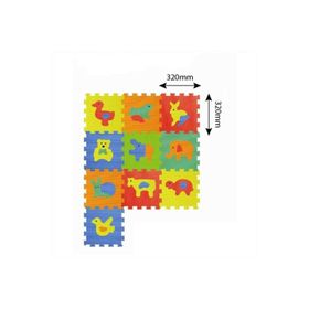 Baby&Toys Eva Hayvanlar 10 Parça Puzzle Oyun Matı