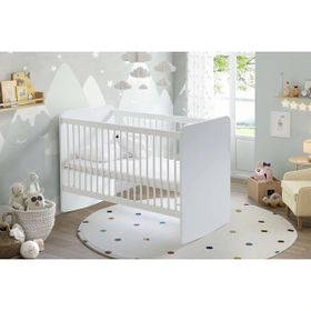 Babywhen BW1020 Pratik Kademeli Bebek 60x120 cm Beyaz Beşik