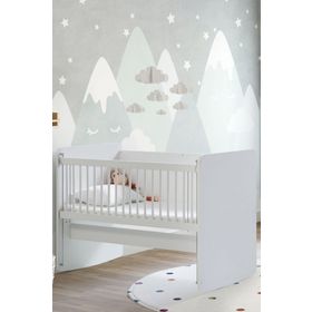 Babywhen BW1070 Pratik Sallanır Anne Yanı 60x120 cm Beyaz Beşik