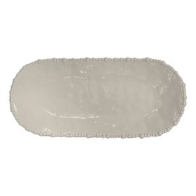 Baci Milano 53x24 cm Kahverengi Joke Table&Kitchen Melamin Oval Servis Tabağı
