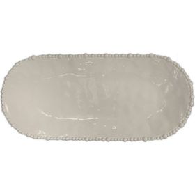 Baci Milano 53x24 cm Kahverengi Joke Table&Kitchen Melamin Oval Servis Tabağı