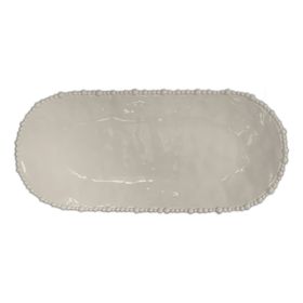 Baci Milano 53x24 cm Kahverengi Joke Table&Kitchen Melamin Oval Servis Tabağı