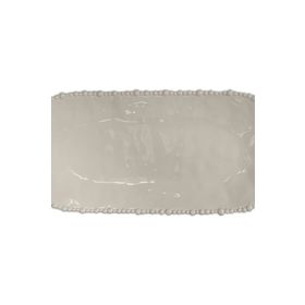 Baci Milano 53x24 cm Kahverengi Joke Table&Kitchen Melamin Oval Servis Tabağı