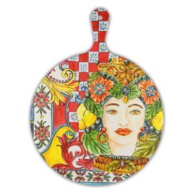 Baci Milano 555.01.01.0894 Sicily 32x42 cm Turuncu Kesme Tahtası