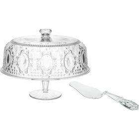 Baci Milano Baroque Rock Anniversary 32 cm Kek Standı ve Spatula