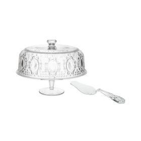 Baci Milano Baroque Rock Anniversary 32 cm Kek Standı ve Spatula