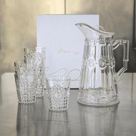 Baci Milano Baroque Rock Şeffaf Su Bardağı