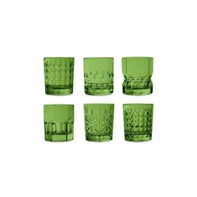Baci Milano Crystal Touch 6'lı 300 ml Yeşil Bardak Seti