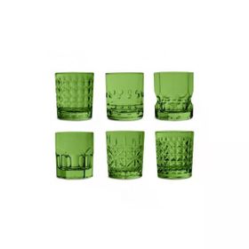 Baci Milano Crystal Touch 6'lı 300 ml Yeşil Bardak Seti
