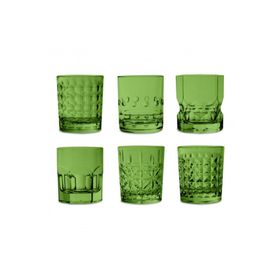 Baci Milano Crystal Touch 6'lı 300 ml Yeşil Bardak Seti